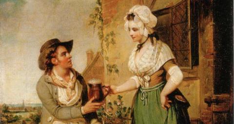 ​​​​​​​‘The Ale-House Door’ (c. 1790) by Henry Singleton. (Public domain)