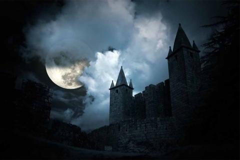 Representation of a haunted castle. Source: Zacarias da Mata / Adobe Stock