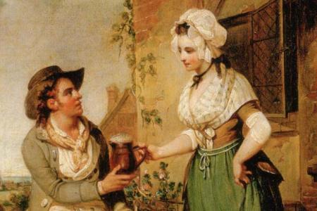​​​​​​​‘The Ale-House Door’ (c. 1790) by Henry Singleton. (Public domain)