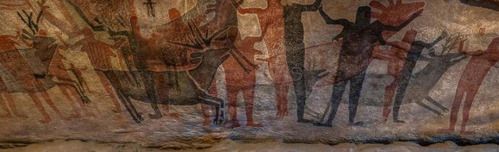 Cave painting reproduction in Mexico. (Andrea Izzotti /Adobe Stock)