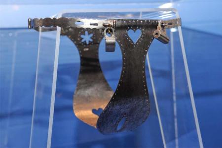 A chastity belt that was probably fabricated in the 1800s. (mark6mauno/CC BY 2.0)